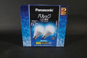 未使用　パナソニックE26 パルック プレミア LED電球 60形 昼光色 LDA7D-G/S/K6/F2T