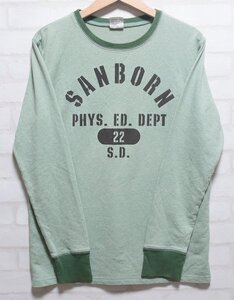 4T1793■チャンピオン ランタグ復刻 SANBORN 長袖Tシャツ Champion