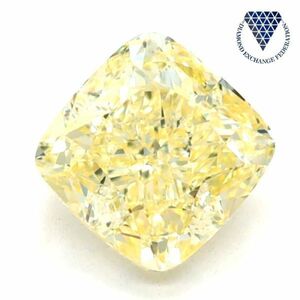 1.01 ct FANCY LIGHT YELLOW IF EX VG CUSHION MODIFIED BRILLIANT GIA ダイヤモンド ルース 商品 動画 DIAMOND EXCHANGE FEDERATION