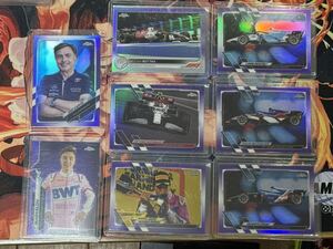 Topps Chrome Formula 1 Purple Refractor 399枚限定 シリアルカード 8枚セット F1