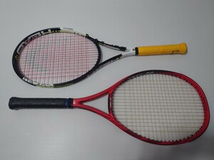 sr1234 016 テニスラケット 2本セット YONEX HEAD ヨネックス HEAD ラケット テニス 現状品 中古