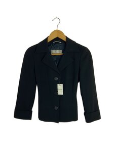 MAX MARA◆ジャケット/36/-/BLK/無地