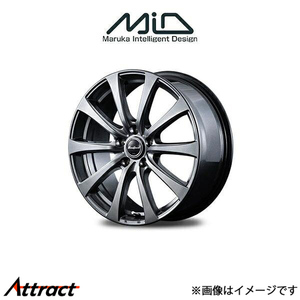 MID ユーロスピード NEW G10 アルミホイール 4本 ピノ 24系(13×4J 4-100 INSET43 メタリックグレー)EUROSPEED