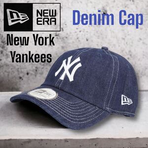 【日本未発売】NEWERA New York Yankees Denim Cap ニューヨーク　ヤンキース　NY　デニムカーブキャップ ニューエラ