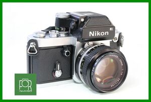 【同梱歓迎】【動作保証・点検済】良品■Nikon F2 フォトミック シルバー / 非Ai NIKKOR 50mm F1.4■■シャッター全速・露出計完動■C50