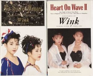 ☆ Wink VHSビデオ 2本 ハート・オン・ウェーヴⅡ 天使達の夜会 Heart On Wave La Soiree D