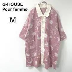 【G-HOUSE Pour femme】ルームウェア パジャマ 日本製 ピンクM