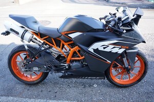 KTM RC125 バイク本体 原付二種 走行少ない GPRマフラー付