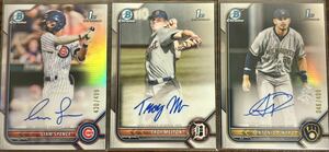 2022 Bowman Draft Troy Melton 1st bowman Auto 傘下11位 プロスペクト 直筆サインカード 他2枚 Chrome Draft Pick Autographs