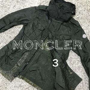 moncler ミリタリーコート3 ナイロン