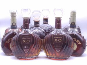 【同梱不可】1円スタート SUNTORY サントリー ブランデー 10本セット XO VSOP 古酒 未開栓 汚れ有 B68959