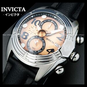 上品★クロノグラフ★ブラウン＆ブラック INVICTA Lupah 43879　インビクタ　ルパ