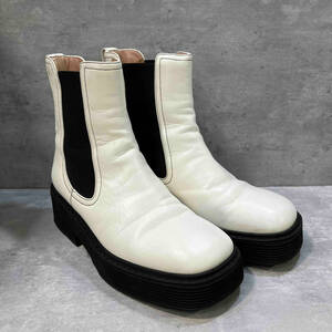 MARNI side gore boots サイドゴアブーツ ホワイト サイズ37 1/2 マルニ 店舗受取可