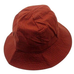 ヤエカ YAECA WRITE バケット ハット 帽子 HAT LOW チェック コットン リネン ラミー RED-CH 49958 メンズ レディース