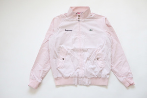 (M)2017Supreme Lacoste Harrington JacketシュプリームラコステハリントンジャケットスイングトップPinkピンク