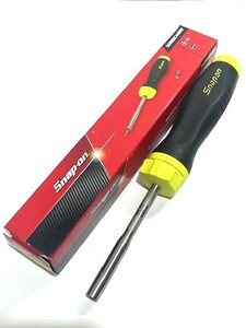 新品未使用 Snap-on スナップオン ラチェットドライバー ソフトグリップ SGDMRC44BHV (Hi-Viz) snapon