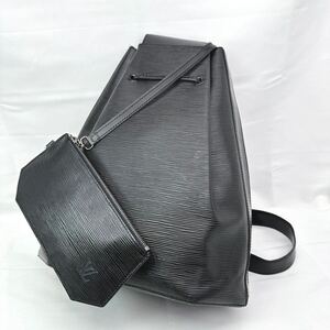 y713 1円 LOUIS VUITTON ルイヴィトン エピ サックアド M80153 ショルダーバッグ シリアルVI0974