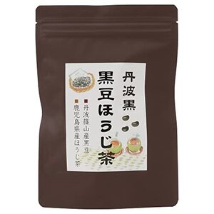 夜久野物産 丹波黒 黒豆ほうじ茶 5g×12p【2袋セット 24p】 本場 丹波篠山産 黒豆茶 深煎り たっぷり1?用 ティーバッグ ブレンドティー