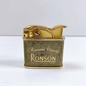 114【中古】RONSON ロンソン オイルライター スタンダード Standard ライター ヴィンテージ アメリカンクラシック 動作未確認 現状品