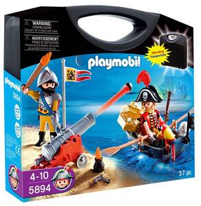 即決！新品 PLAYMOBIL 5894 キャリーケース 海賊 プレイモービル