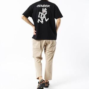 TENBOX 10匣 × GRAMICCI FREAK’S STORE限定 RUNNINGMAN Tee グラミチ テンボックス コラボ Tシャツ サイズM 黒 BLACK