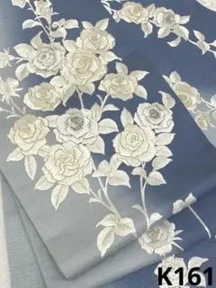 尾峨佐染繍 手刺繍 袋帯 薔薇尽くし 金糸 銀糸 正絹