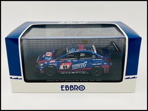 未使用 【絶版】 EBBRO　エブロ　1/43　SUBARU WRX STI No.88　24-hour Race 2019　スバル　24時間　ニュルブルクリンク　【45556】