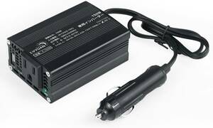 新品 修正波 インバーター 12V 150W シガーソケット USB 2 ポート ACコンセント 2口 車中泊グッズ スマホ充電 小型で軽量 LVYUAN