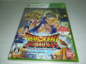 XBOX360 新品未開封 ドラゴンボール アルティメットブラスト DRGONBALL ULTIMATEBLAST 初回封入特典カードダス付き