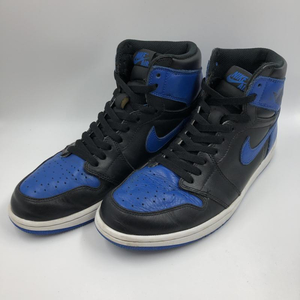 【中古】NIKE AIR JORDAN1 RETRO HIGH OG ロイヤル サイズ：27.5cm 555088-007 ナイキ ジョーダン ブルー ブラック[240024439110]