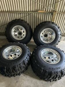 ボガー BOGGER 33×12.50R15 14J 約-75 6穴 139.7 4本 ハワイ アイランドスタイル ハミタイ 極太 深リム プラドランクル fj ハイラックス