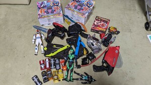 中古動作未確認未確認仮面ライダー玩具詰め合わせ　鎧武　ドライブ　ガッチャーイグナイターなどなど