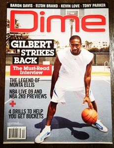 2008 Oct DIME MAGAZINE #44 GILBERT ARENAS / ダイム 雑誌 ギルバート アリーナス NBA Basketball Nike Adidas 