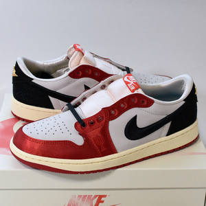 27cm Trophy Room Nike Air Jordan 1 Low OG "Sail and Varsity Red" FN0432-100 US9