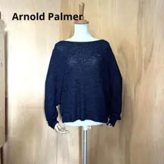 Arnold Palmer アーノルドパーマー レーヨン ニット ネイビー系 3