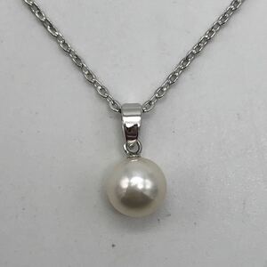 MIKIMOTO ミキモト ネックレス パール シルバー ヴィンテージ ファッション アクセサリー P1756