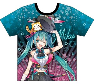 初音ミク×ラスカル2019 フルグラフィックtシャツ ココラボ アニメ tシャツ XLsize