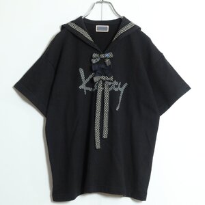 KETTY ケティ★セーラーカラー半袖Tシャツ 　ブラック系　 b9467