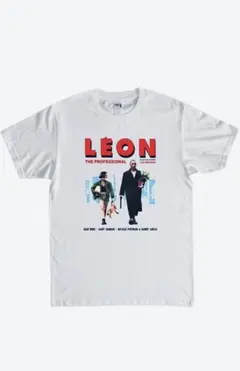 LEON マチルダ レオン/ Lサイズ/ ホワイト/映画Tシャツ