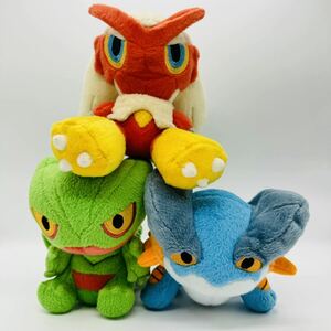 【希少】ポケドール ホウエン御三家 ぬいぐるみ ジュカイン バシャーモ ラグラージ (pokemon center ポケモンセンター )