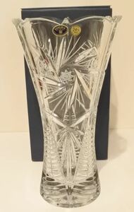 BOHEMIA CRYSTAL ボヘミアクリスタル 花瓶 花器 フラワーベース クリスタルガラス mtikzys a201h0809
