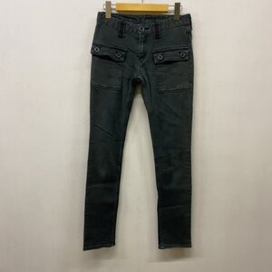 A480 X-GIRL エックスガール スキニー カーゴ パンツ 2 ブラック stretch twill pants ストレッチ ツイル ミリタリー ストリート Y2K