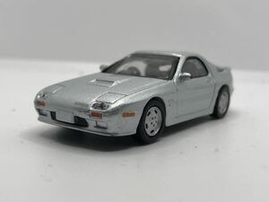 1/64京商 シルバー　マツダ サバンナ RX-7 GT-X MAZDA SAVANNA RX-7 GT-X (FC3S) 1989 ホワイト ROTARY SPORTS 後期