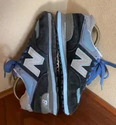 New Balance ML574 26cmスニーカー Blue x Navy