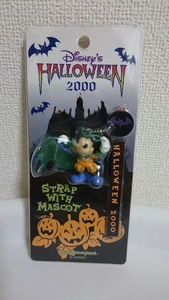 TDL　ハロウィン2000　ミッキーストラップ　東京ディズニーランド