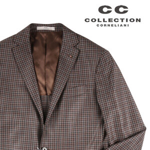 CC COLLECTION（シーシーコレクション） ジャケット 8986268-033 ブラウン x ネイビー 52 21699 【S21701】