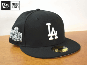 K115《未使用品》NEW ERA ニューエラ 59FIFTY【7-5/8 - 60.6cm】LA DODGERS ドジャース フラット 帽子 キャップ サイドパッチ USモデル 