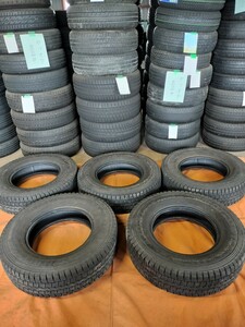 【G0427】DUNLOP WINTERMAXX LT03 195/85R15 113/111L LT スタッドレスタイヤ5本セット