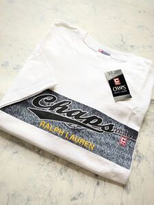 ☆★ DEAD STOCK 90s USA製 RALPH LAUREN / CHAPS - BOX LOGO TEE 未使用 ラルフローレン ボックスロゴ Tシャツ オールド ビンテージ ☆★