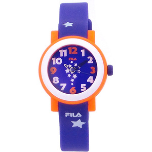 FILA KIDS フィラ キッズ ウォッチ 28mm 腕時計 017/パープル ラバーベルト 50m防水 未使用